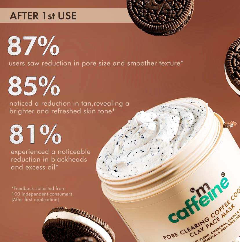 Mcaffeine Pore Cleanse Coffee Cookie Detan Face Mask, 100g - Image 8 - Buy from Indicrest