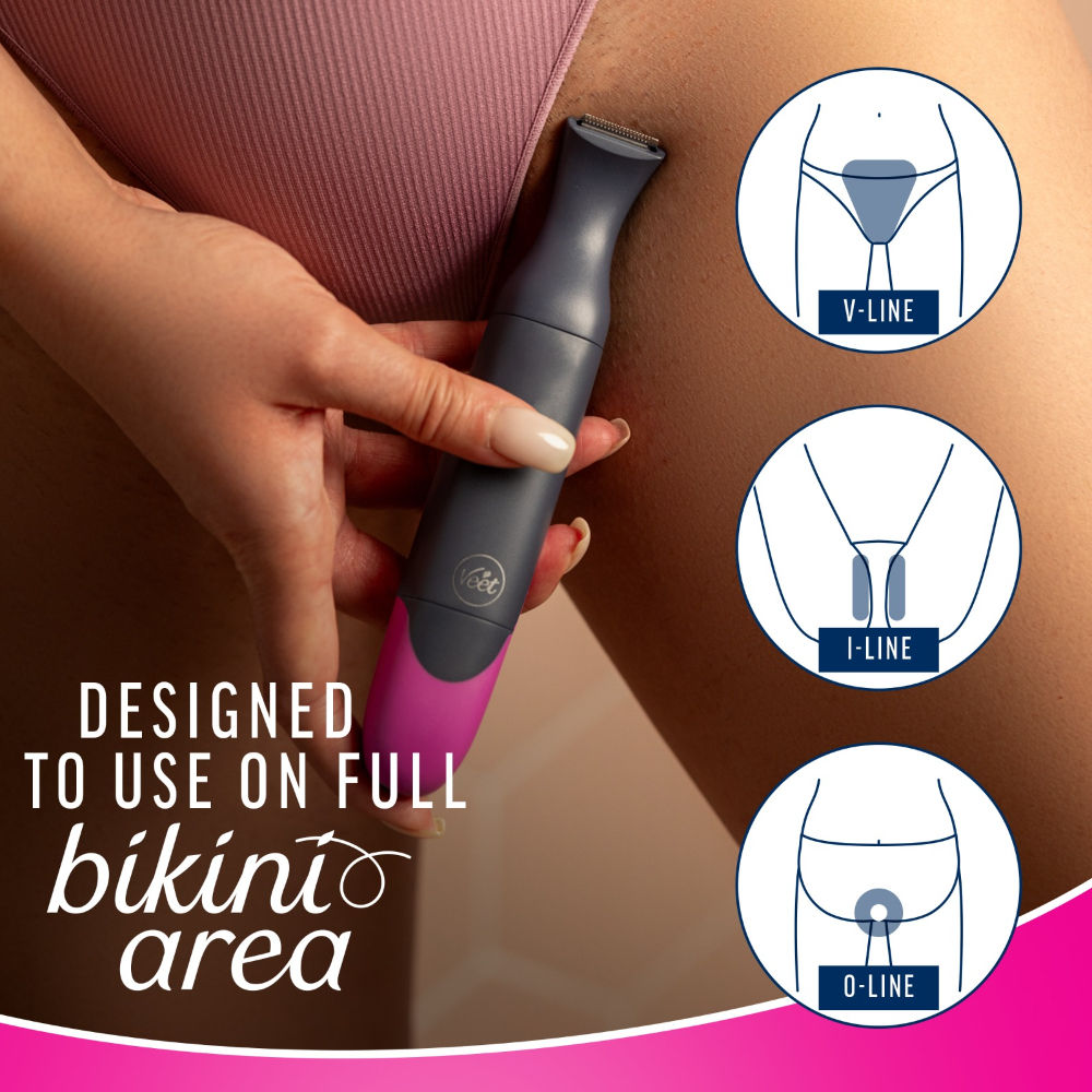 Veet Expert All-In-One Women'S Trimmer For Full Body, Bikini, Face & Eyebrow Grooming Trimmer, 140g Buy at Indicrest Image 7