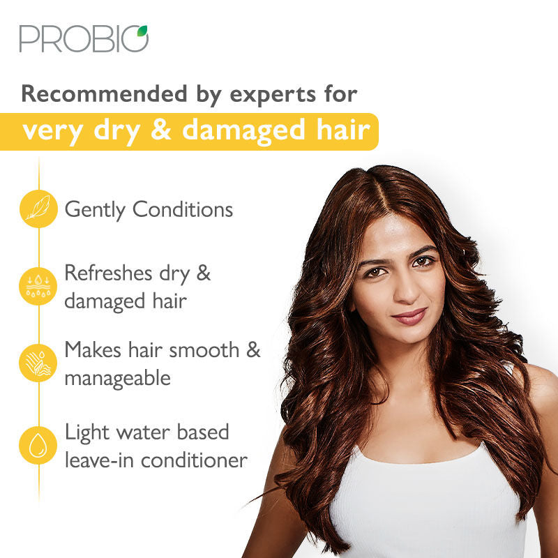 Godrej Professional Probio Honey Moisture Leave - in Spray Conditioner, 100ml Buy at Indicrest Image 2