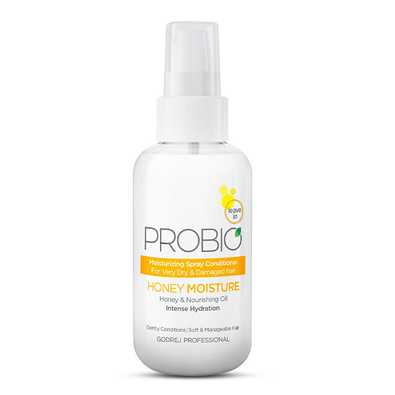 Godrej Professional Probio Honey Moisture Leave - in Spray Conditioner, 100ml Buy at Indicrest Image 6