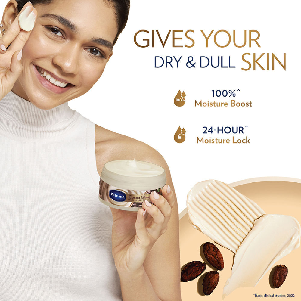 Vaseline Coco Glow Body Lotion 400ml & Body Butter, 180ml Combo, 2 pieces Buy at Indicrest Image 3