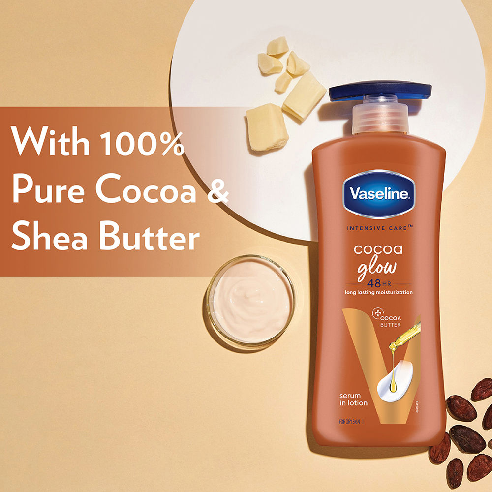 Vaseline Coco Glow Body Lotion 400ml & Body Butter, 180ml Combo, 2 pieces Buy at Indicrest Image 4