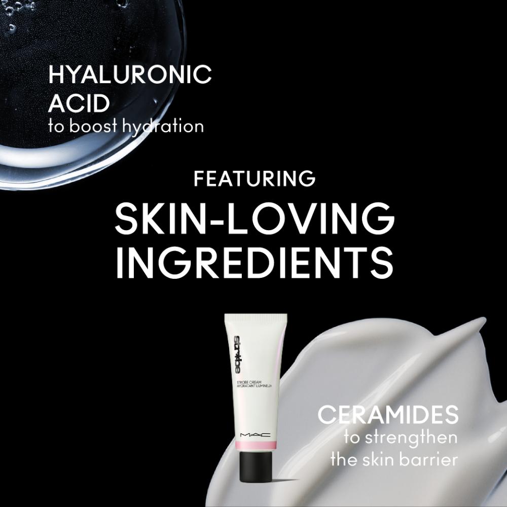 M.A.C Strobe Cream - Pinklite | Illuminating Moisturizer & Liquid Highlighter, 50ml
