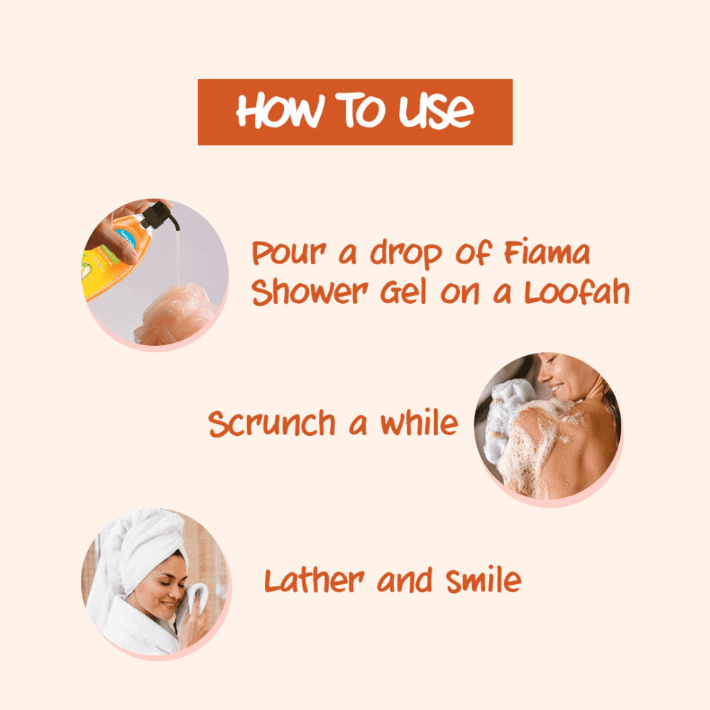 Fiama Shower Gel Peach & Avocado Body Wash For Soft Moisturised & Hydrating Skin, 895ml Buy at Indicrest Image 3