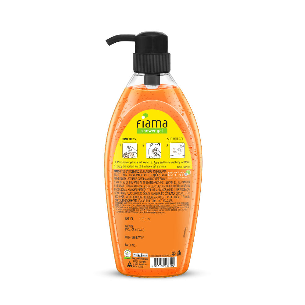 Fiama Shower Gel Peach & Avocado Body Wash For Soft Moisturised & Hydrating Skin, 895ml Buy at Indicrest Image 7