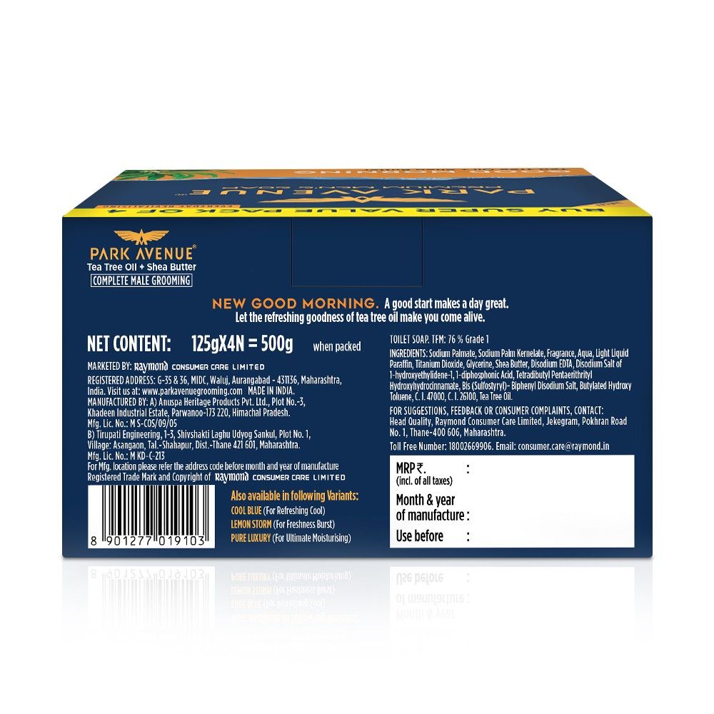 Park Avenue Good Morning Soap (Pack of 40), 500g