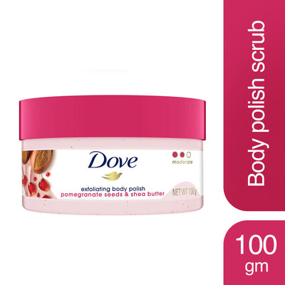 Dove Pomegranate Seeds & Shea Butter Exfoliating Body Scrub, 100g