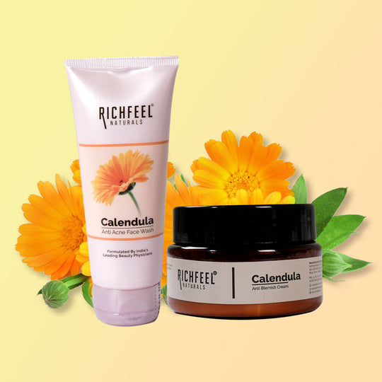 Richfeell Anti Blemish Cream 50gm With Anti Acne Face wash 100gm - Buy from Indicrest
