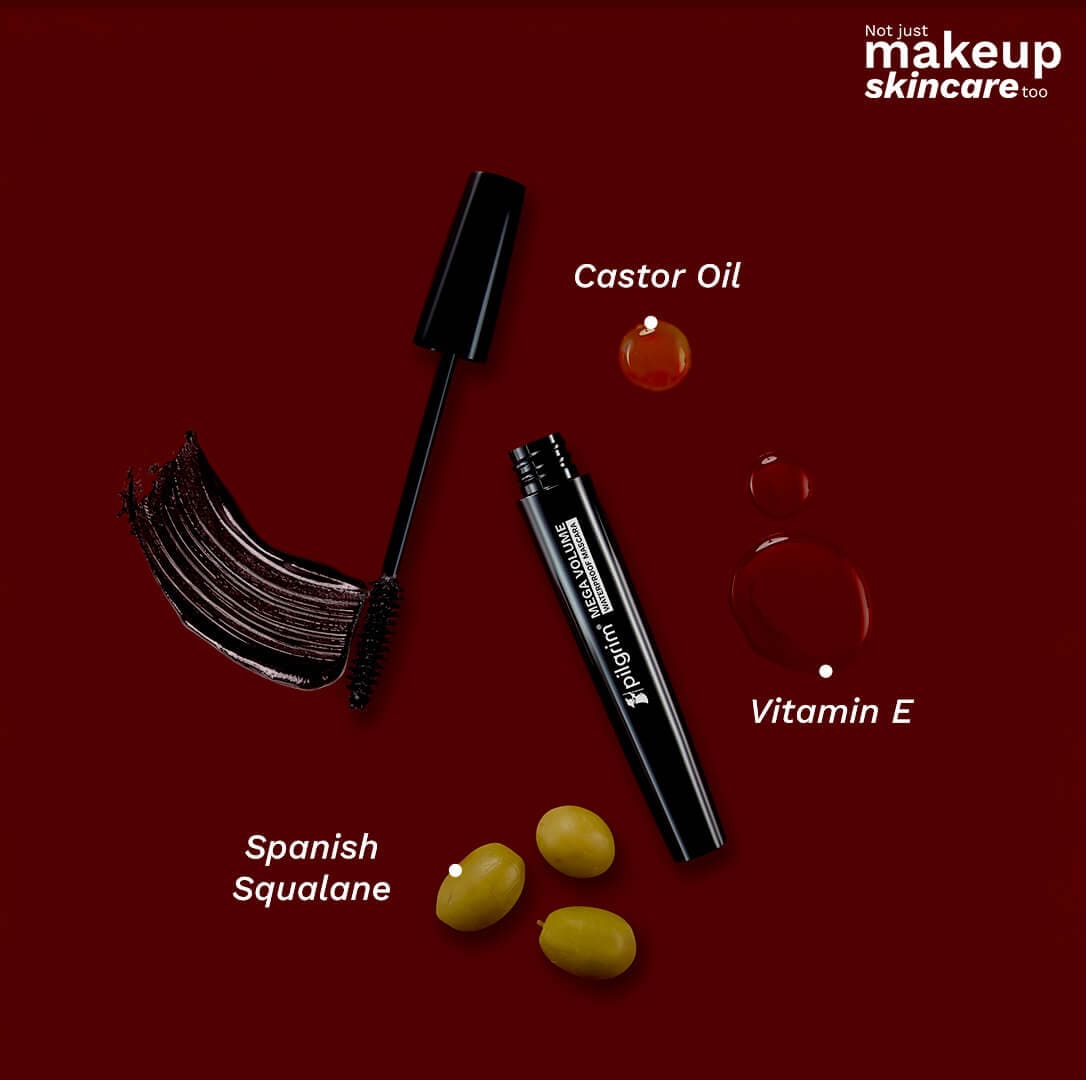 Pilgrim Mega Volume Waterproof Mascara, 5ml - Image 8 - Buy from Indicrest