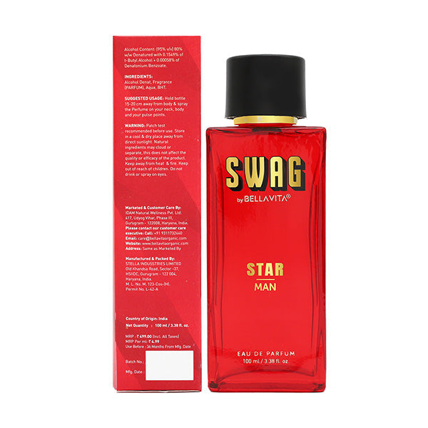SWAG STAR Man Perfume - 100ml - Image 9 - Indicrest
