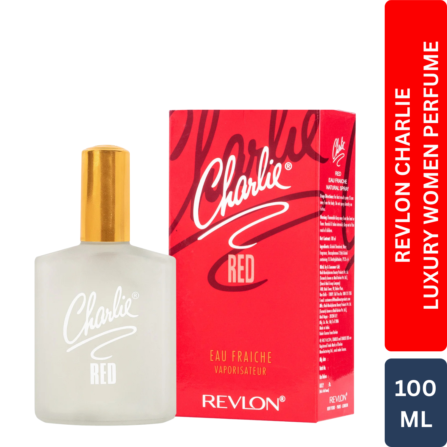 Revlon Charlie Red EDT Perfume, 100ml - Image 2 - Buy from Indicrest