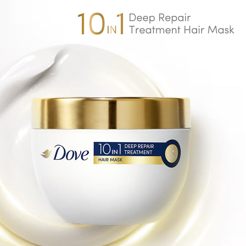 Dove 10 In 1 Deep Repair Treatment Hair Mask For Dry & Frizzy Hair, 300ml Buy at Indicrest