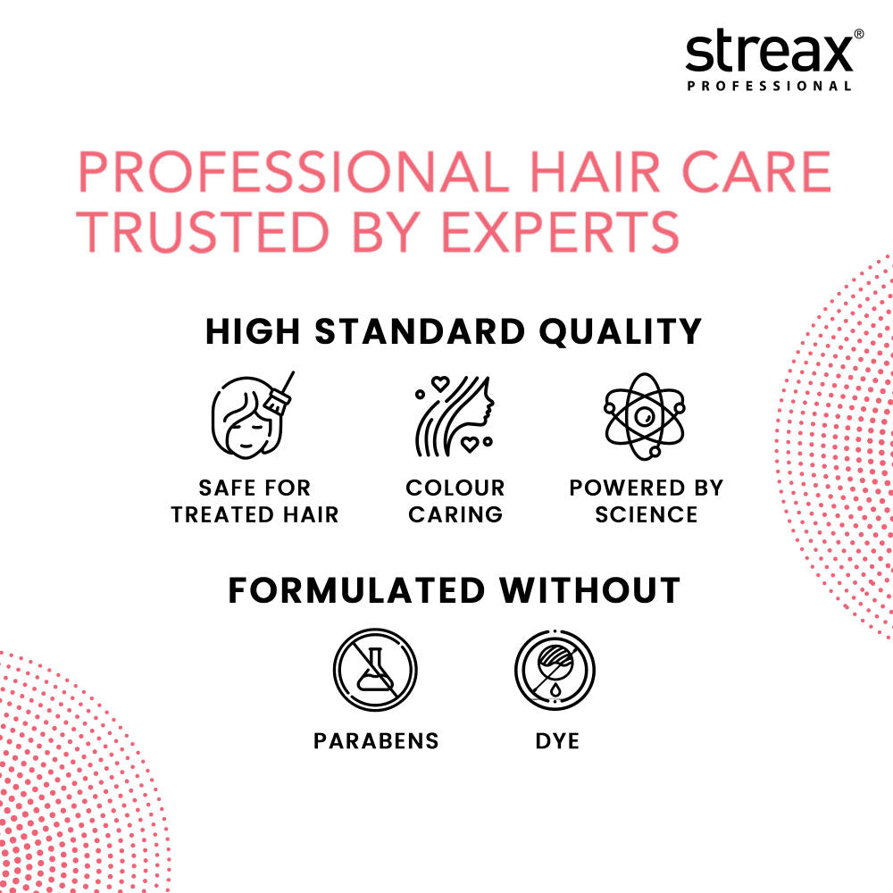 Streax Professional Argan Secrets Colour Protect Shampoo, Enriched With Argan Oil & UV Filter, 1.5 litres Buy at Indicrest Image 8