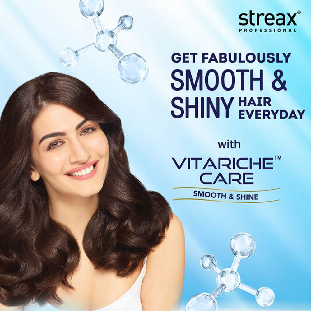 Streax Professional Vitariche Care Smooth and Shine Shampoo, 300ml + Masque, 200g Hair Care Combo Buy at Indicrest Image 2