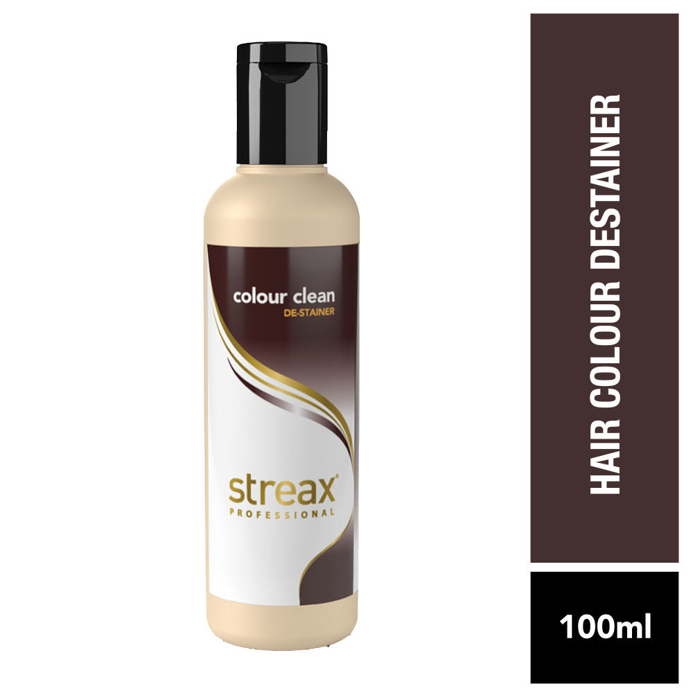 Streax Professional Colour Clean De-Stainer, Hair Dye Remover Removes, Stains from Scalp, 100ml Buy at Indicrest