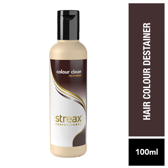 Streax Professional Colour Clean De-Stainer, Hair Dye Remover Removes, Stains from Scalp, 100ml Buy at Indicrest
