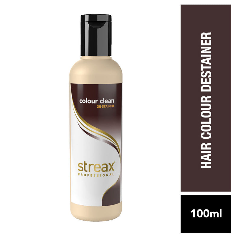 Streax Professional Colour Clean De-Stainer, Hair Dye Remover Removes, Stains from Scalp, 100ml Buy at Indicrest