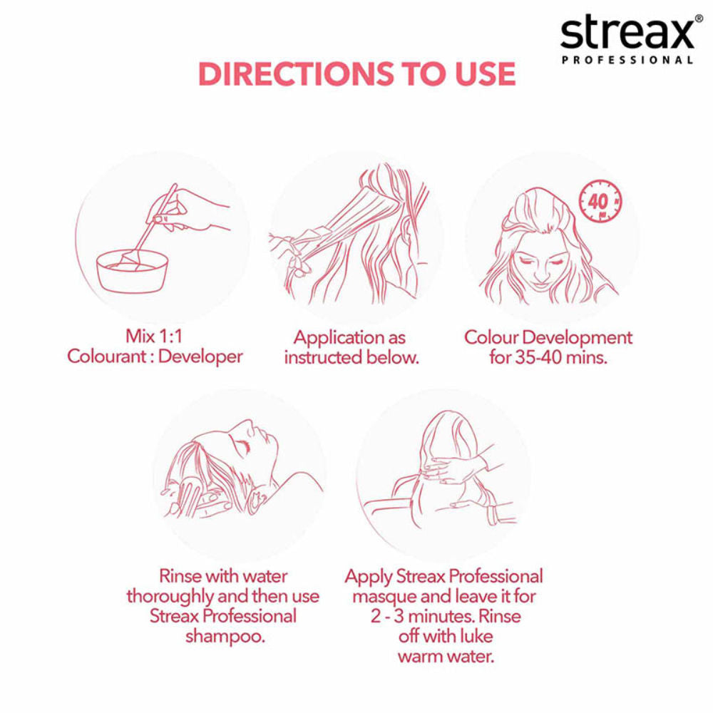 Streax Professional Developer 20 Volume 6% For Hair Color With Argan Secrets Colourant, 250ml Buy at Indicrest Image 4