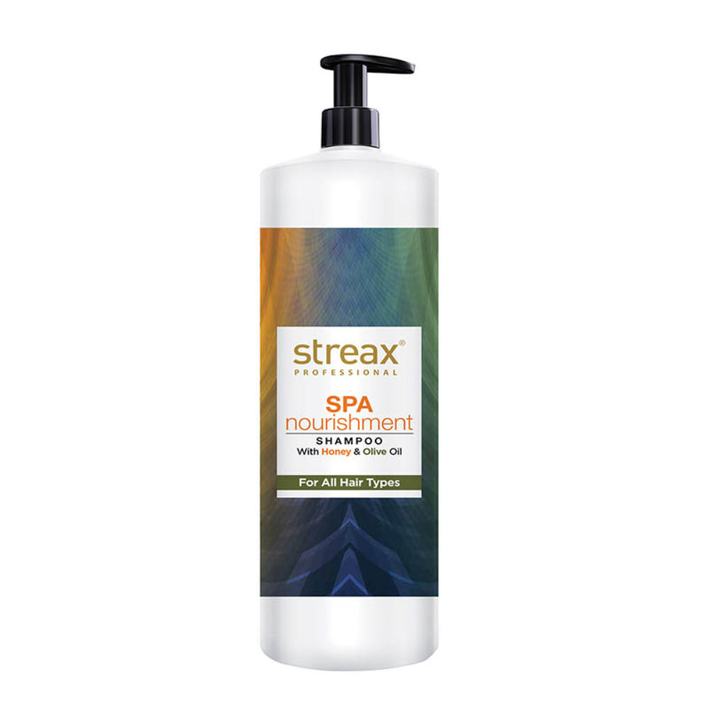 Streax Professional Spa Nourishment Shampoo, With Honey and Olive Oil, 1500ml Buy at Indicrest Image 8