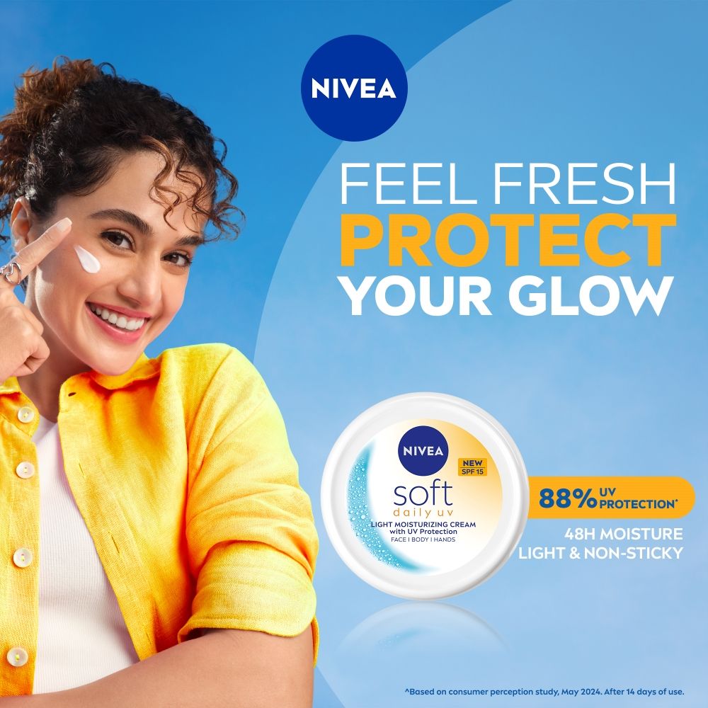 Nivea Soft Daily UV Light Moisturising Cream, 200ml Buy at Indicrest Image 3