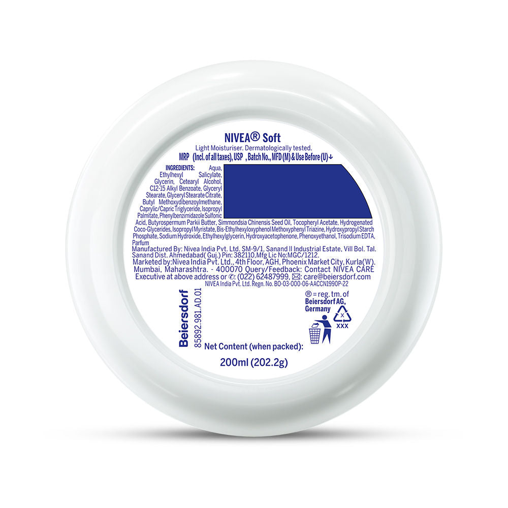 Nivea Soft Daily UV Light Moisturising Cream, 200ml Buy at Indicrest Image 9