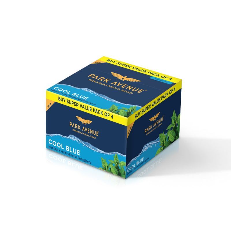 Park Avenue Cool Blue Soap (Pack of 4), 500g