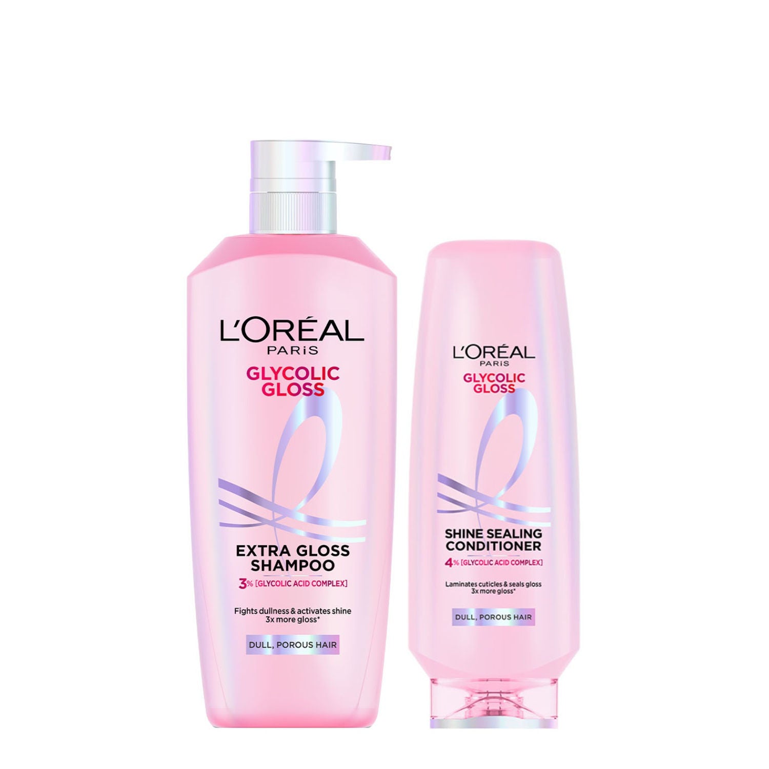 L'Oreal Paris Glycolic Gloss 2-Step Haircare Regime For Dull & Porous Hair Shampoo, 1000ml + Conditioner, 175 Combo, 2 pieces Buy at Indicrest Image 11