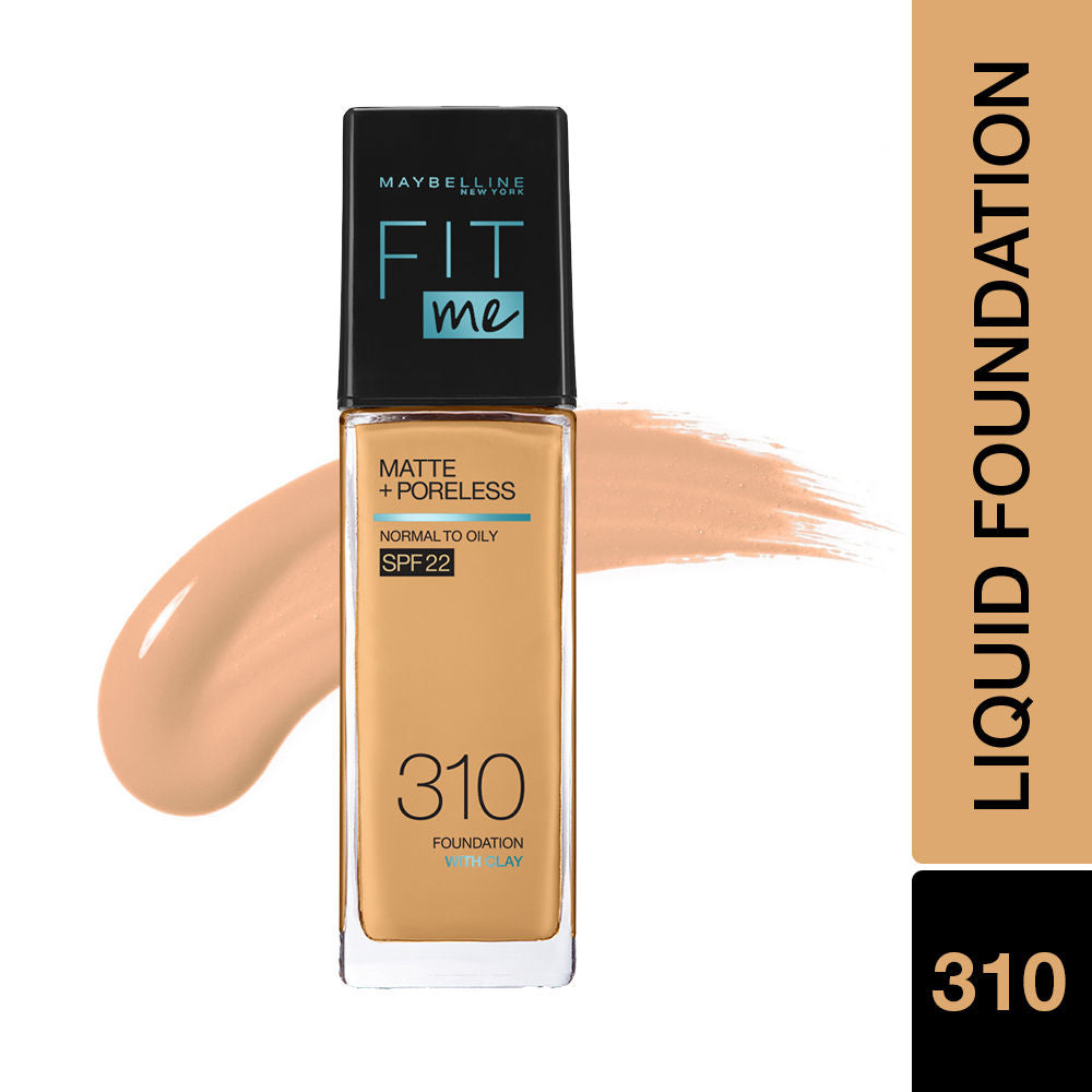Maybelline New York Fit Me Foundation 310 Sun Beige + Fit Me Matte + Poreless Setting Spray Combo, 2 pieces Buy at Indicrest Image 3