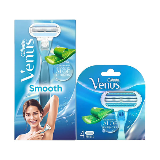 Gillette Venus Combo - Razor + Pack of 4 Carts, 2 pieces Buy at Indicrest