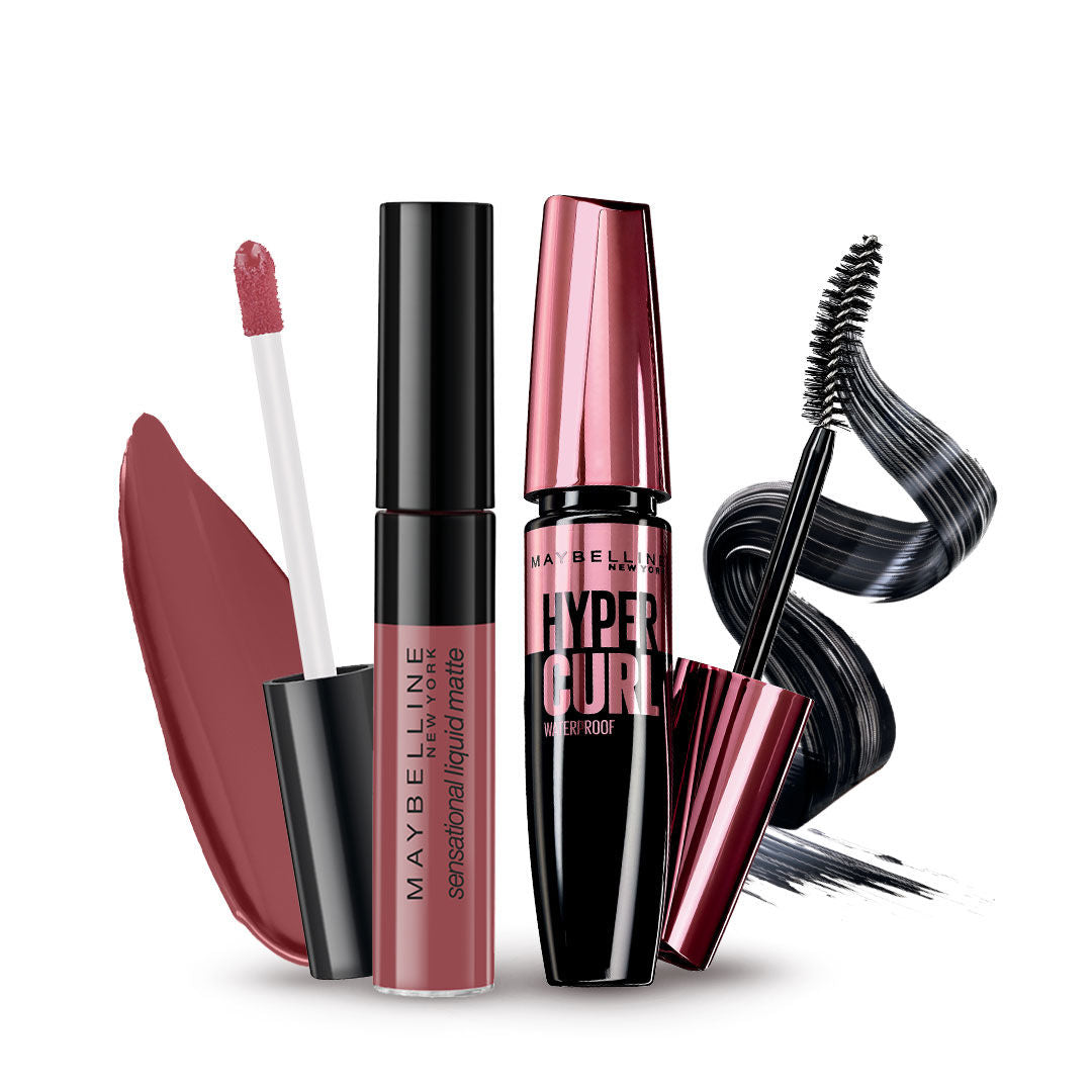 Maybelline New York Lash & Lip Combo - Mattes & Curls 3 Buy at Indicrest Image 2