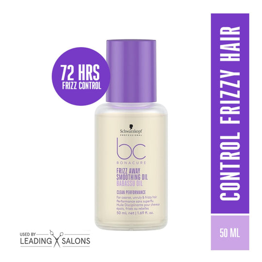 Schwarzkopf Professional Bonacure Frizz Away Smoothing Oil With Babassu Oil, 50ml Buy at Indicrest