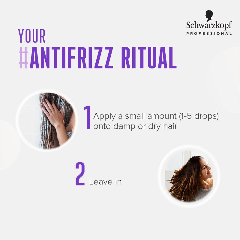 Schwarzkopf Professional Bonacure Frizz Away Smoothing Oil With Babassu Oil, 50ml Buy at Indicrest Image 8