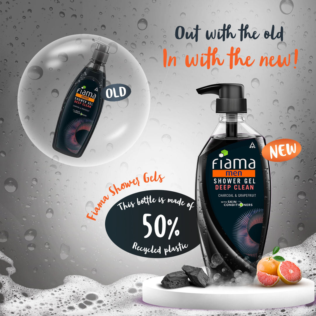 Fiama Men’s Shower Gel Deep Clean, Body Wash with Charcoal & Grapefruit for Refreshed Skin, 500ml Buy at Indicrest Image 7