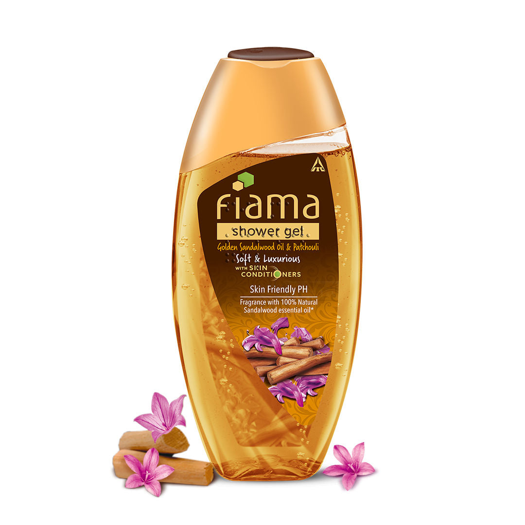 Fiama Golden Sandalwood Oil And Patchouli Shower Gel, 250ml Buy at Indicrest Image 2