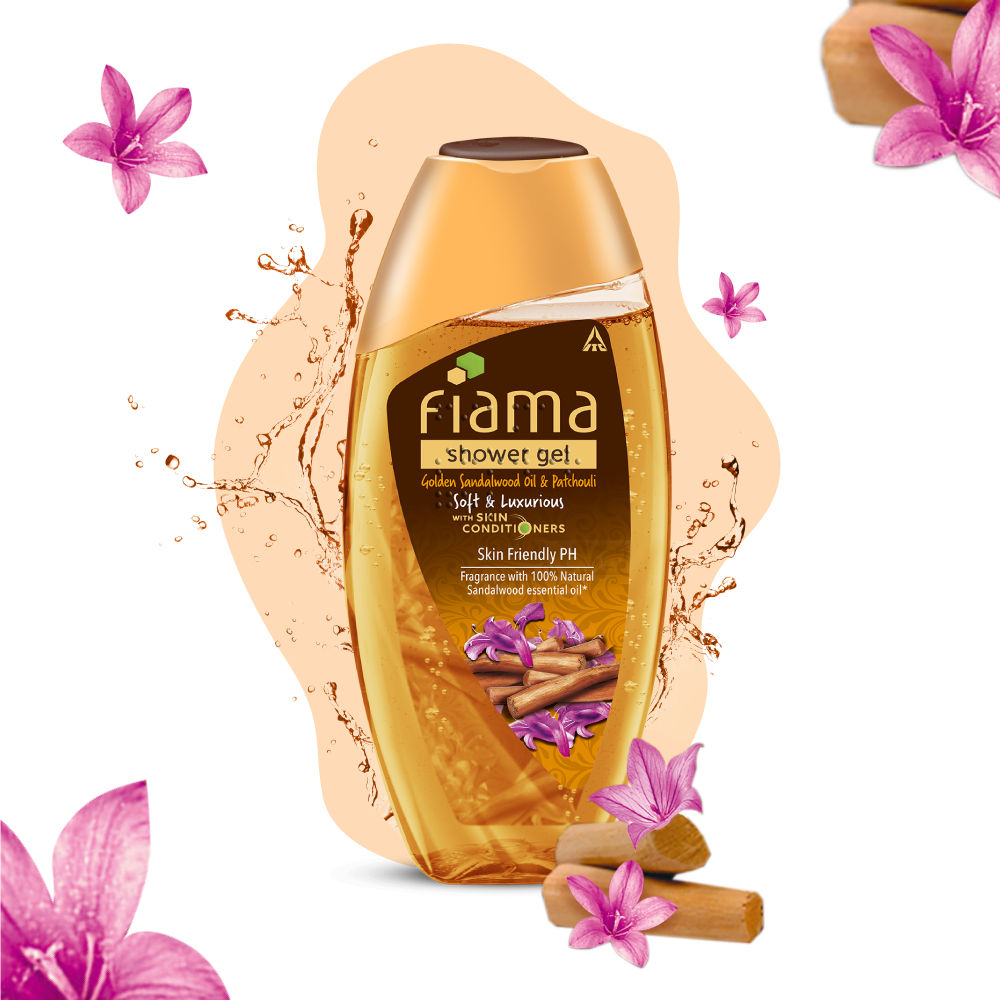 Fiama Golden Sandalwood Oil And Patchouli Shower Gel, 250ml Buy at Indicrest Image 4