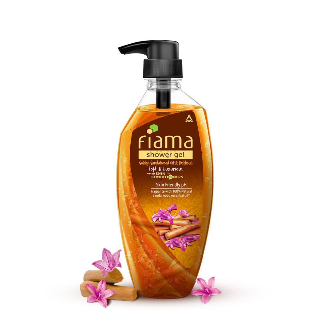 Fiama Golden Sandalwood Oil And Patchouli Shower Gel, 450ml Buy at Indicrest Image 2
