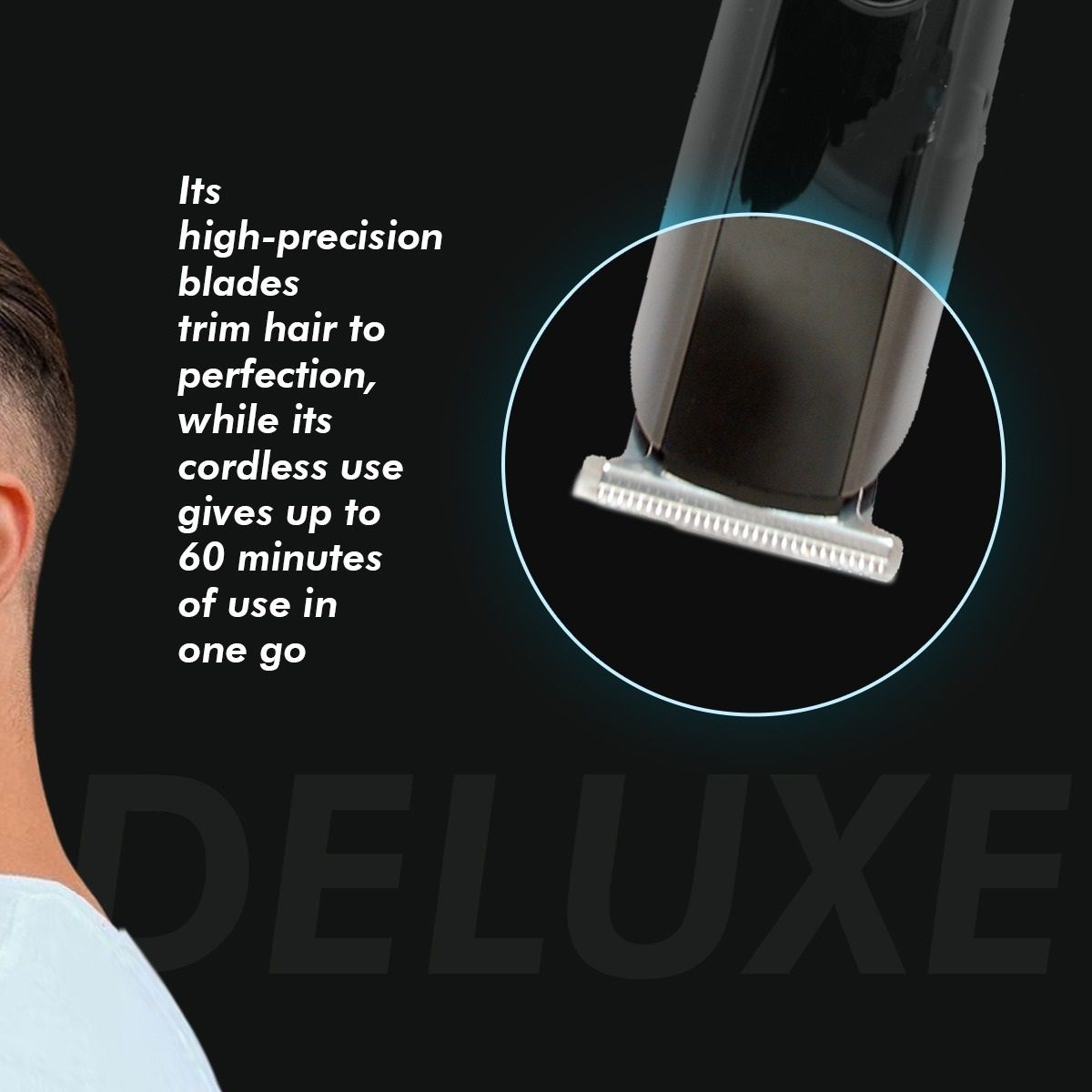 Babila Deluxe Beard Trimmer With Digital Display, 190g Buy at Indicrest Image 3
