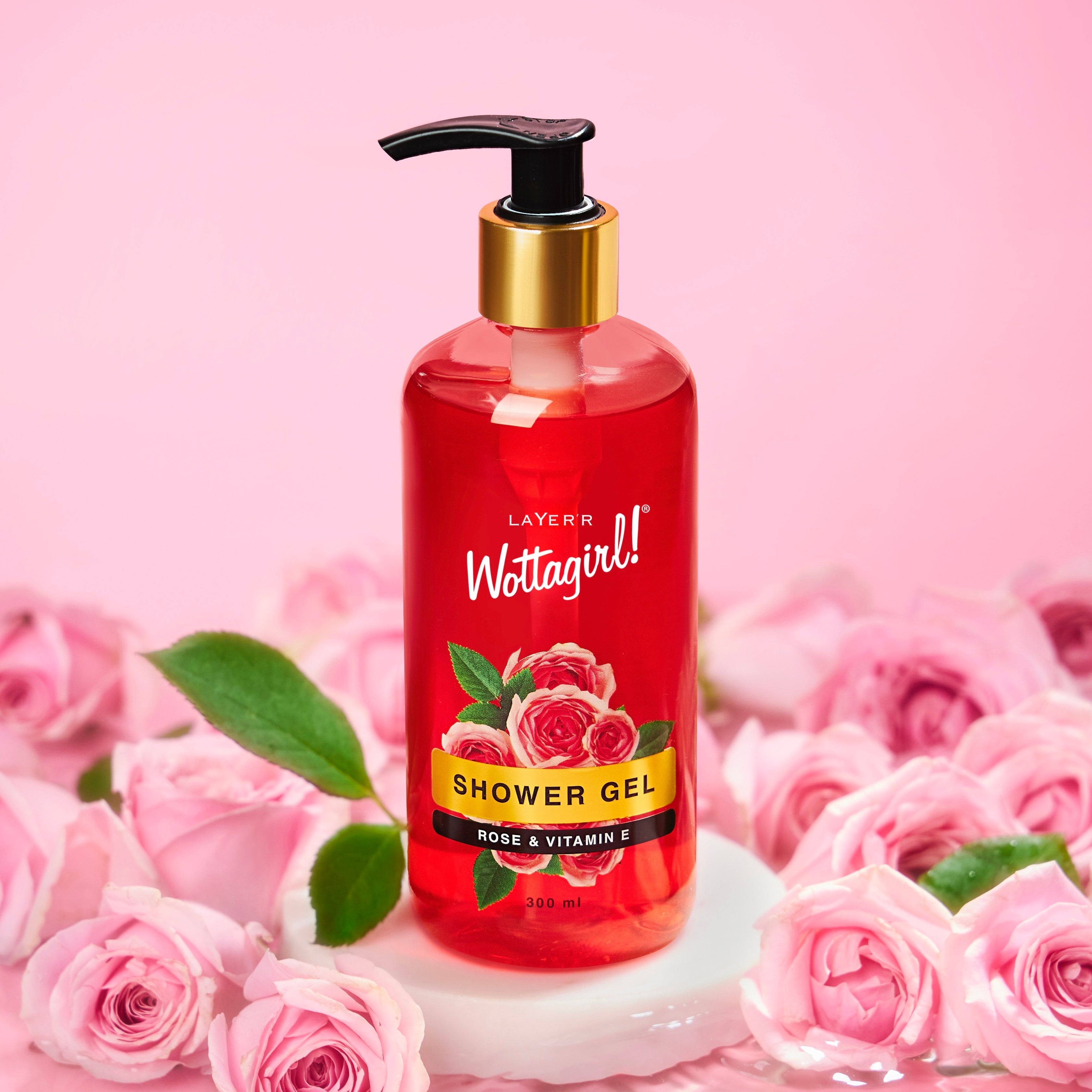 Wottagirl ROSE & VITAMIN E, 300ml - Buy from Indicrest