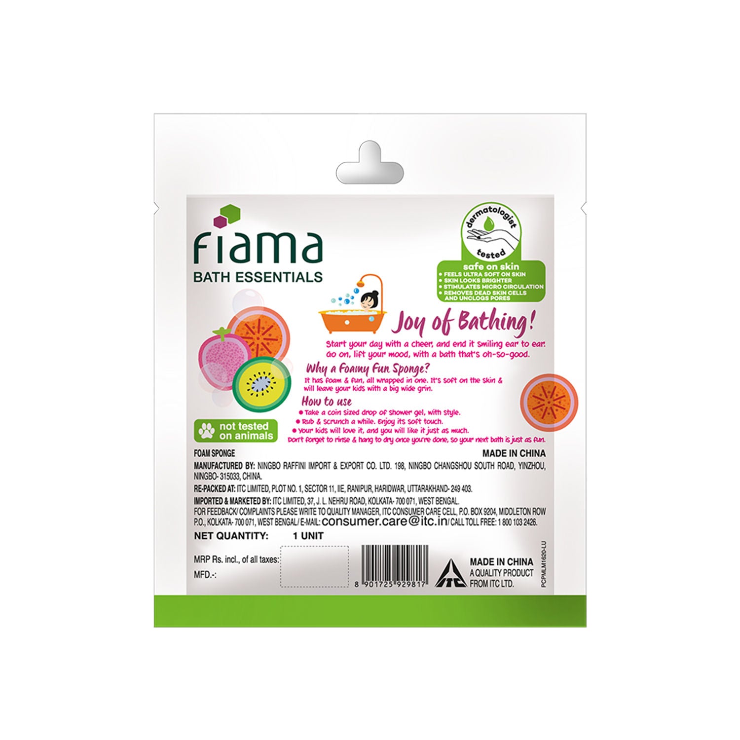 Fiama Bath Essentials Foamy Fun Sponge Buy at Indicrest Image 7