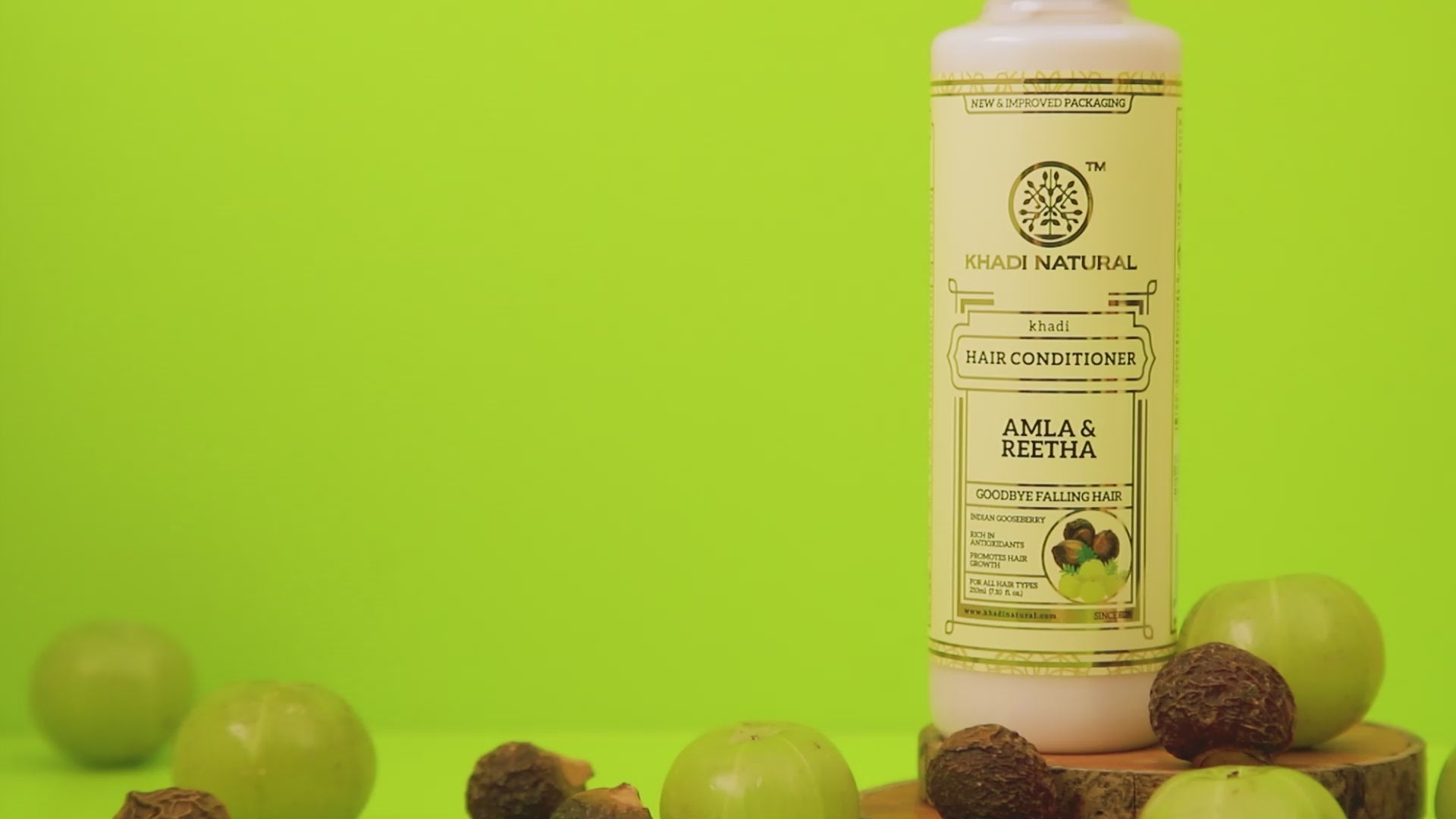 Khadi Natural Amla & Reetha Hair Conditioner 210ml - Image 2 - Buy from Indicrest