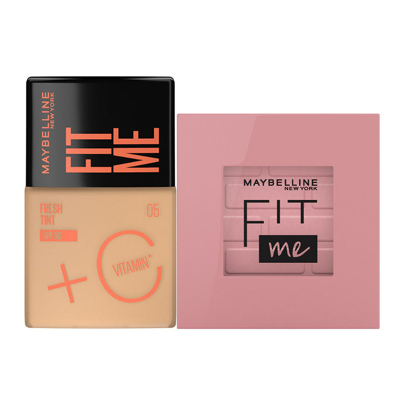 Maybelline New York Blush & Tint Look-Fit Me Mono Blush 40 Proud + Tint Shade 05 Combo, 2 pieces Buy at Indicrest
