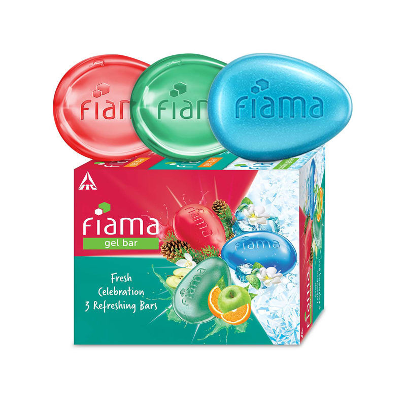 Fiama Gel Bar Fresh Celebration Pack, Variety Pack, Skin Conditioners (Pack of 3), 375g Buy at Indicrest Image 4