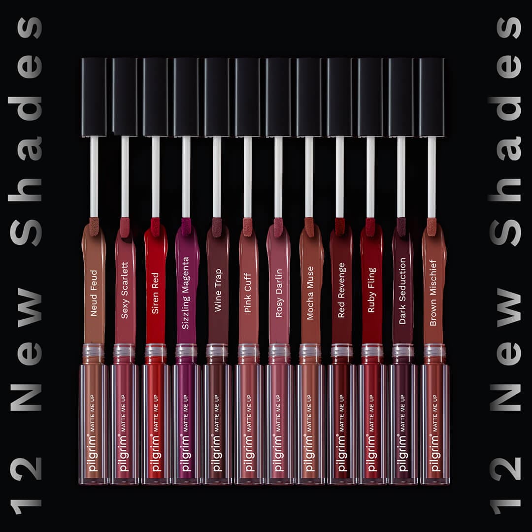 pilgrim matte me up liquid lipstick ruby fling 19   Image 7   Buy from Indicrest
