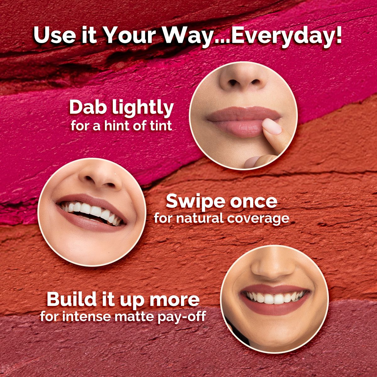 Mamaearth Moisture Matte Long Stay Lipstick, 2g | Candyfloss Pink - Image 9 - Buy from Indicrest
