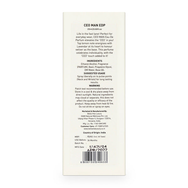 CEO Man - 20ml - Image 9 - Indicrest