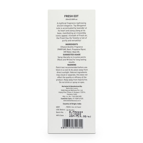FRESH Unisex - 20ml - Image 9 - Indicrest