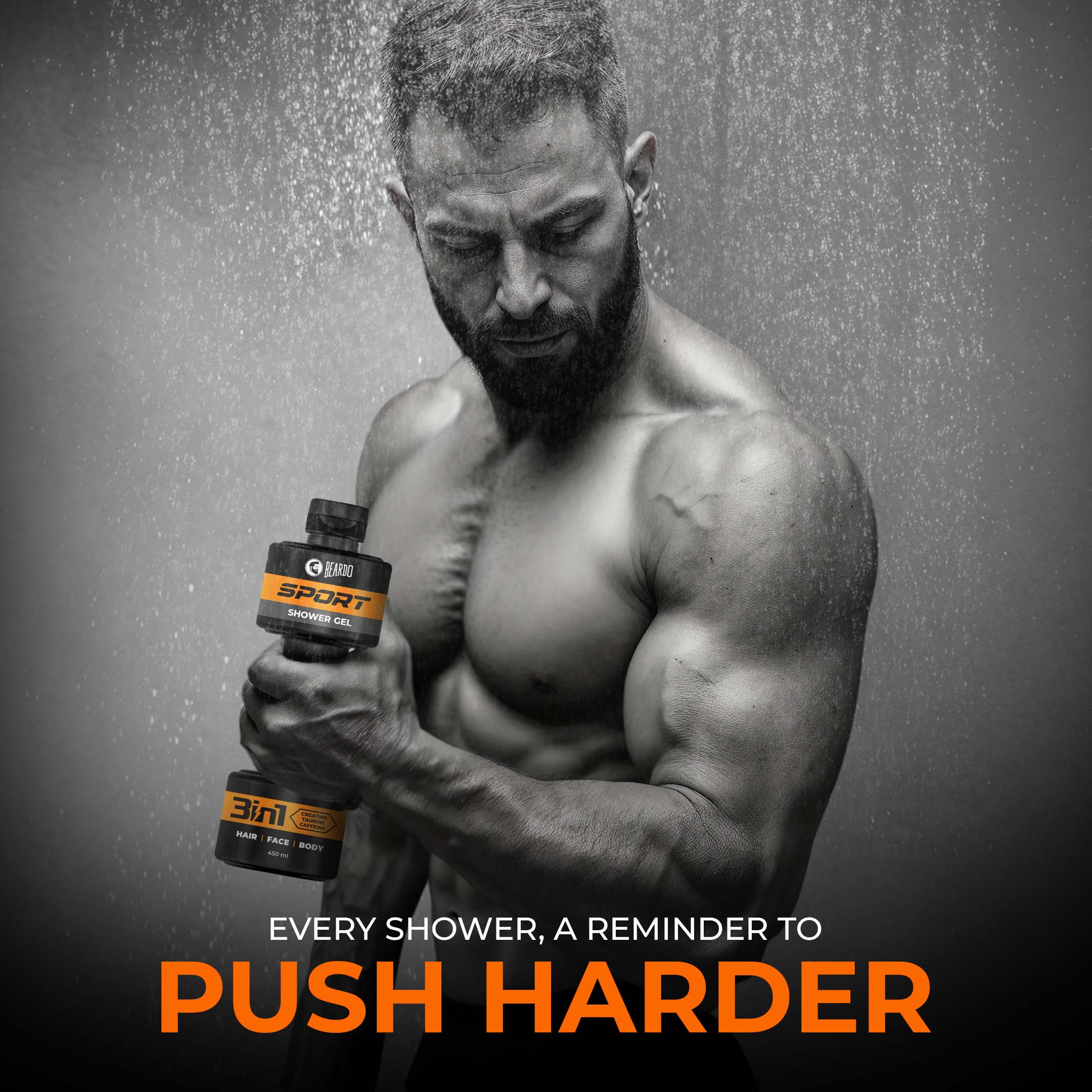 Beardo Sport 3-in-1 Body Wash Shower Gel, 450ml - Image 9 - Buy from Indicrest
