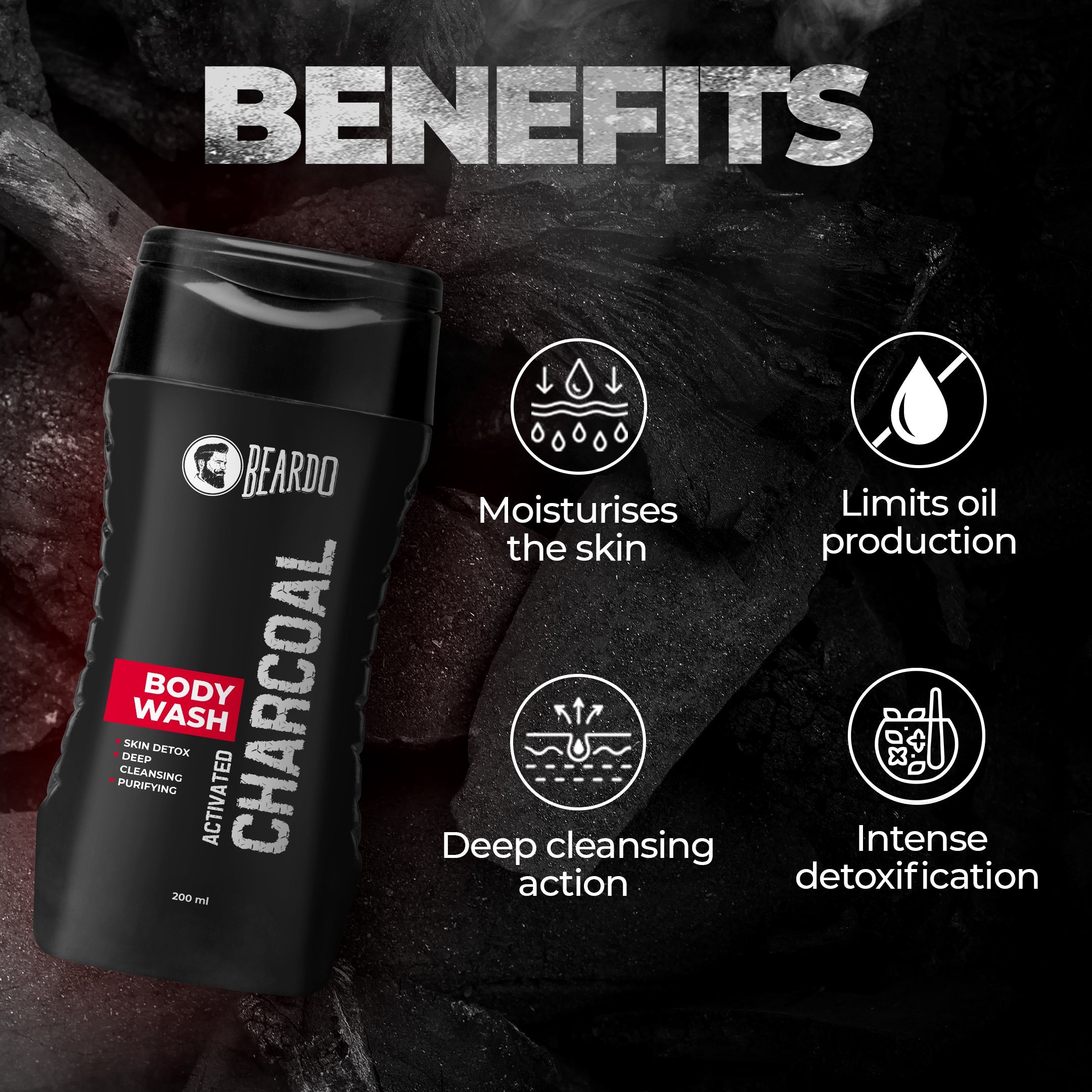 Beardo Charcoal Detox Kit - Image 10 - Buy from Indicrest