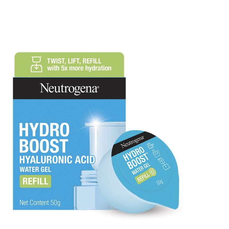 Neutrogena Hydro Boost Hyaluronic Acid Water Gel Face Moisturizer Refill For Normal, Dry & Oily Skin, 50g