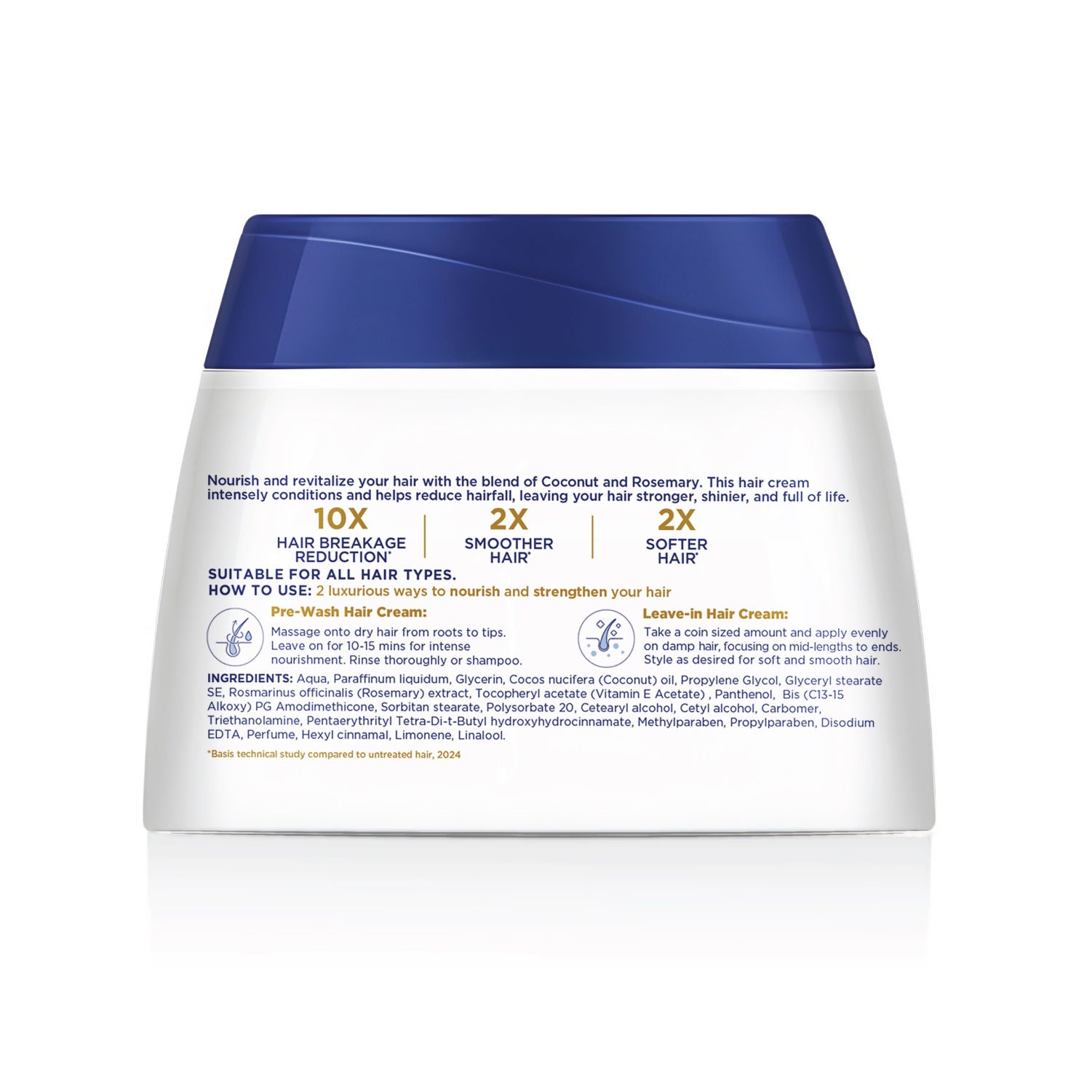Parachute Advansed Coconut & Rosemary Hair Cream, 210g Buy at Indicrest Image 3
